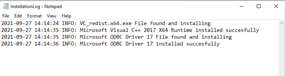 SQL ODBC Driver via Intune - Deployment Log